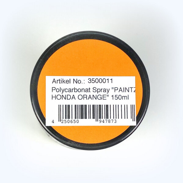 LEXAN Farbe ABSIMA Polycarbonat Color Lack Spray 150 ml Paintz rc Lack Orange